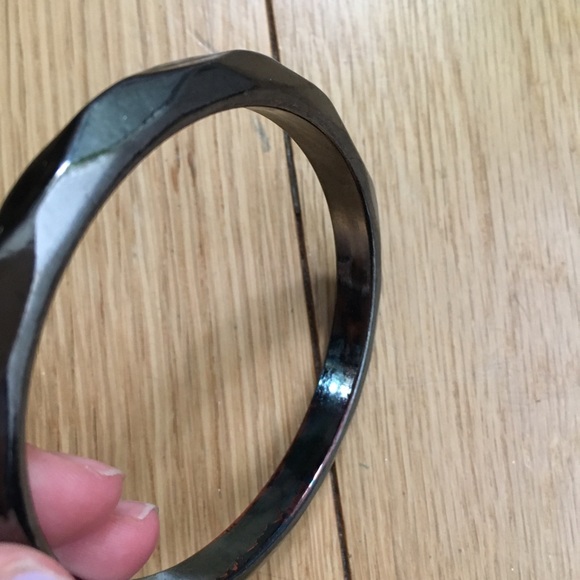 Three (3) Silver Boho Costume Bangle Bracelets - Picture 6 of 8